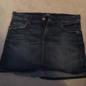 jean skirt
